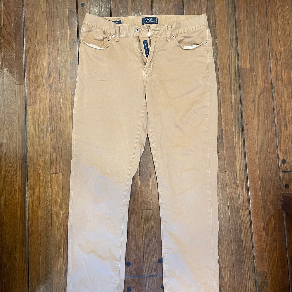 Vintage Lucky Brand Brown/Tan Khaki. 33W/32L